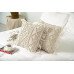Macrame Square Throw Pillow Covers (Set of 2) – Handmade Boho Cushion Covers with Tassels | Decorative Cotton Pillow Cases for Sofa, Bed, Living Room & Cozy Décor